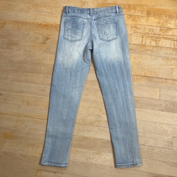 🌺 MUDD Girls Distressed Light Wash Jeans - Picture 11 of 12